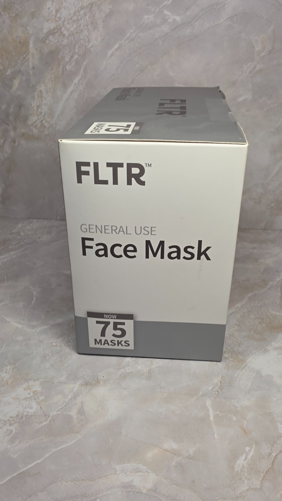 FLTR General Use Black Face Masks 75 Pack Sealed