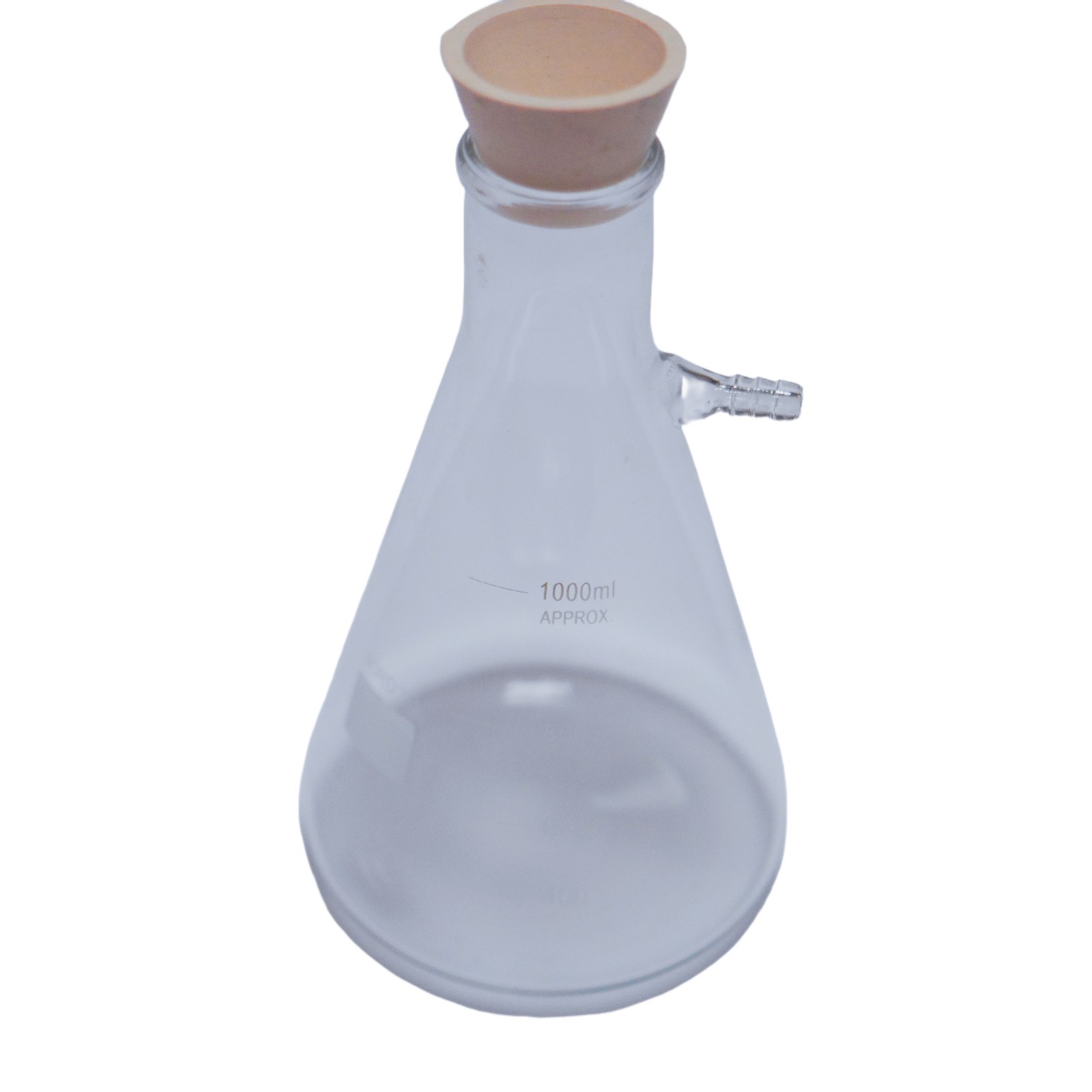 Lab glass Erlenmeyer vacuum filter flask filtering flask 1000 ml – 2000 ml