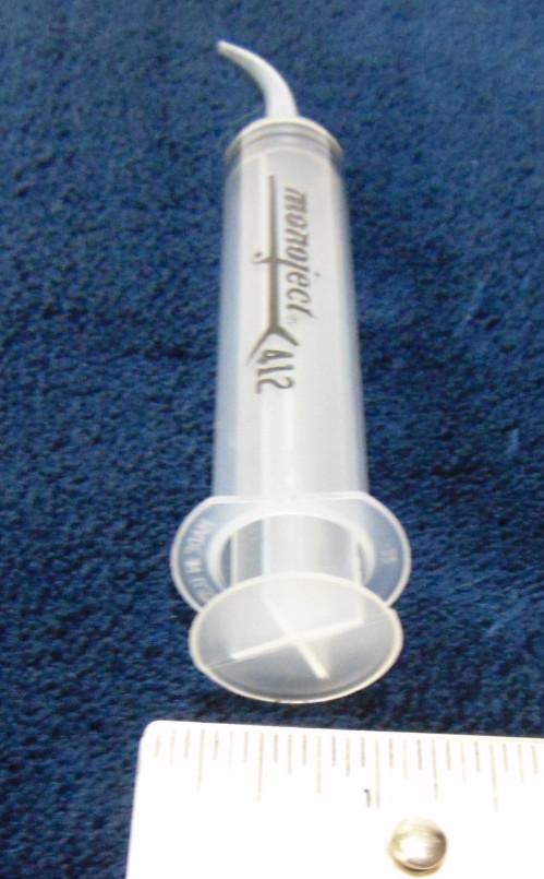 Monoject Curved 412 Tip Syringes 12 Cc , 1pcs – 1 Count select qty you want