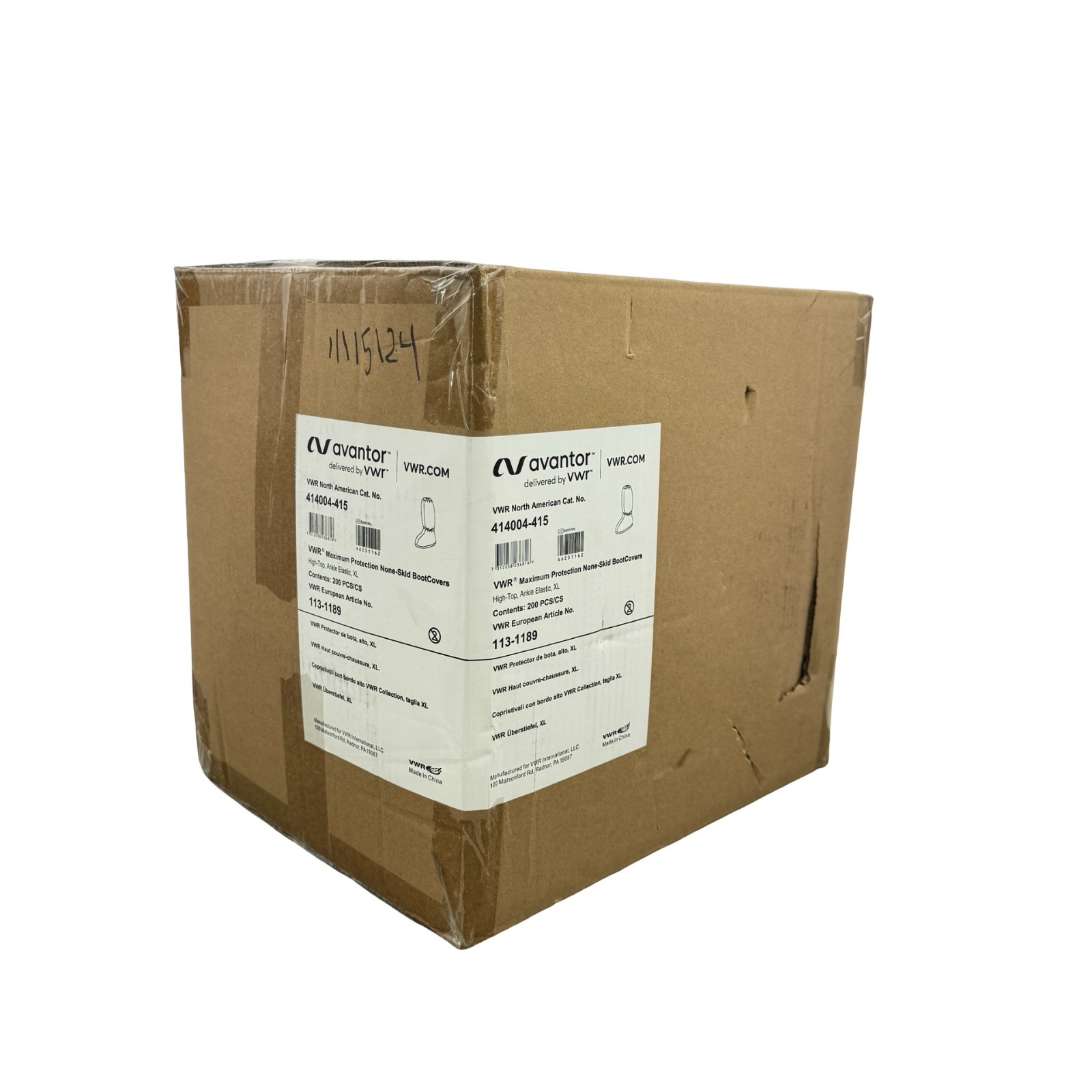VWR 414004-415 Maximum Protection None-Skid BootCovers Ankle Elastic XL 200 PCS