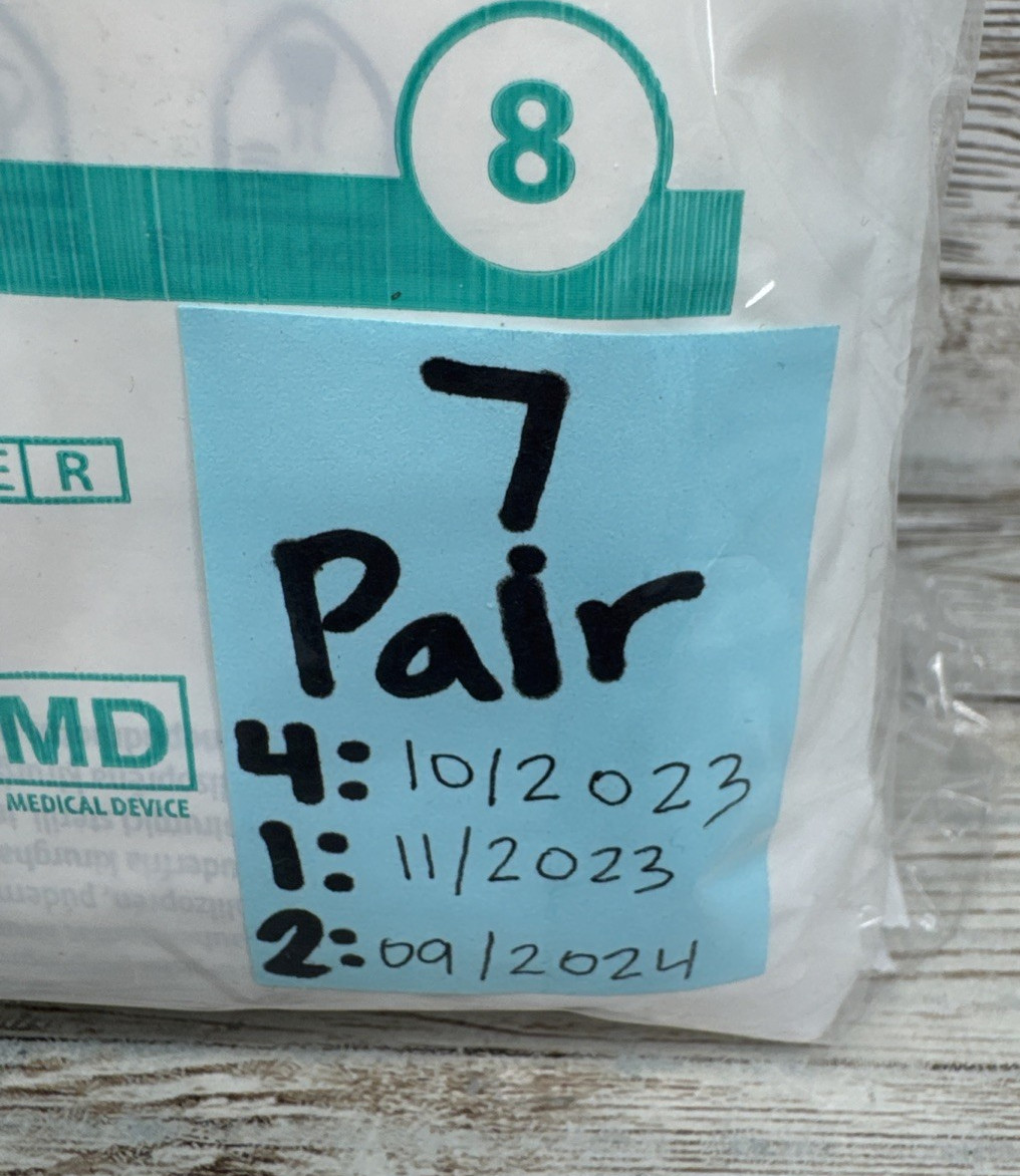 Protexis PI CLASSIC Surgical Glove Cardinal Health *7 Pair* Size: 8 *See Dates*