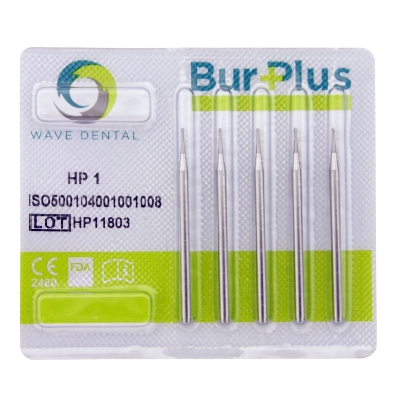 Wave Dental Surgical Straight Handpiece Bur HP Shank 44.5mm Round Taper Fissure