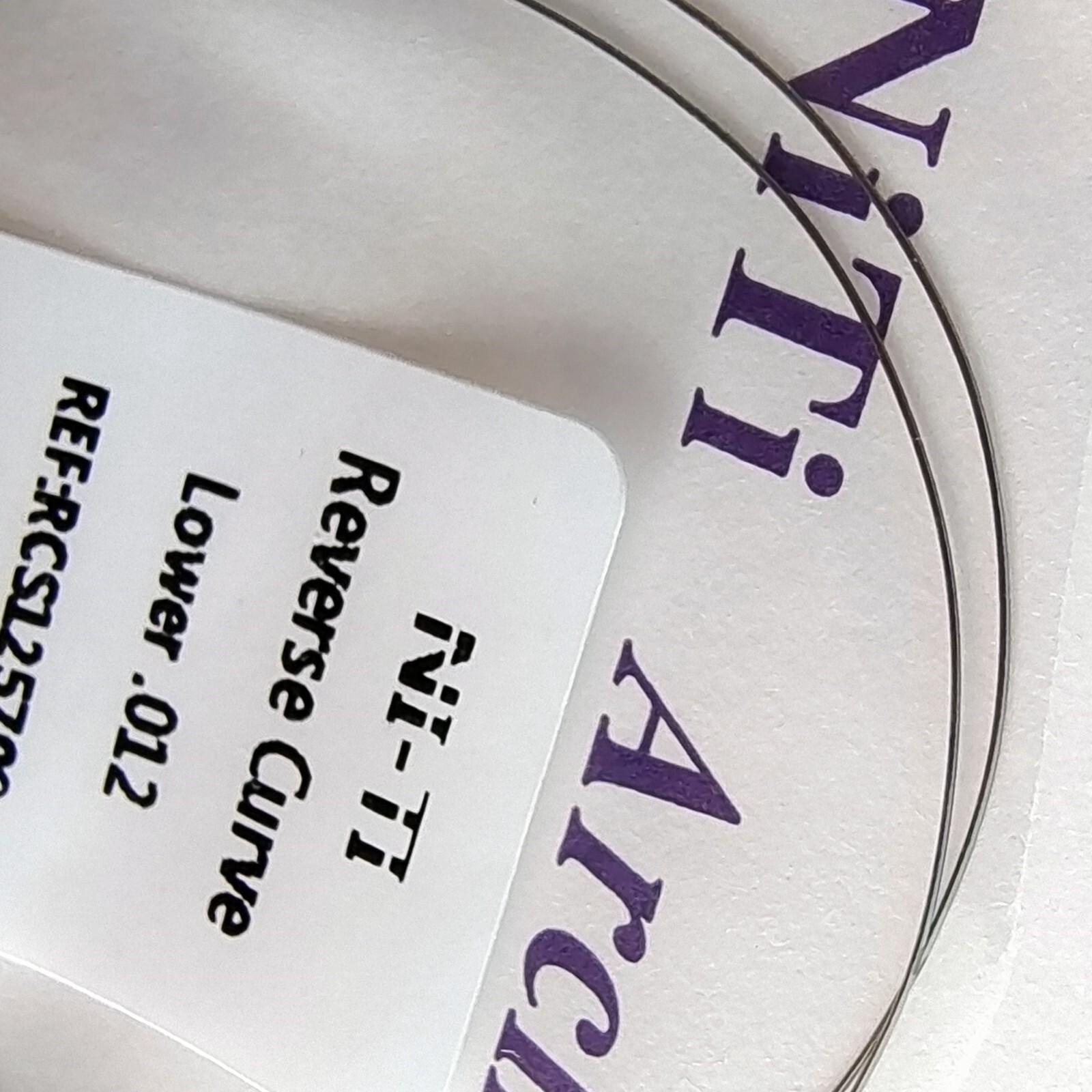 Dental Orthodontic Reverse Curve Arch Wire Niti Super Elastic Round