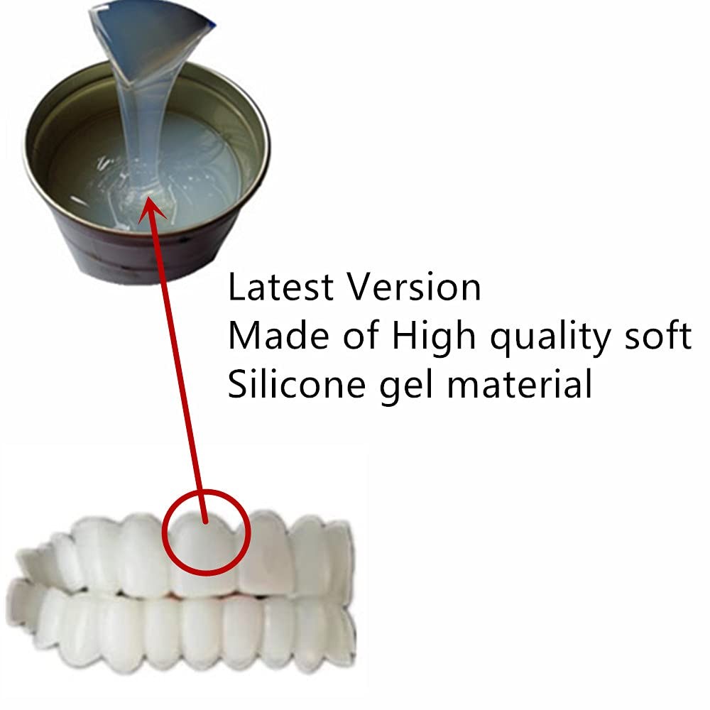 New Silicone Gel Smile Upper and Lower Cosmetic 1 Count (Pack of 1), Natural