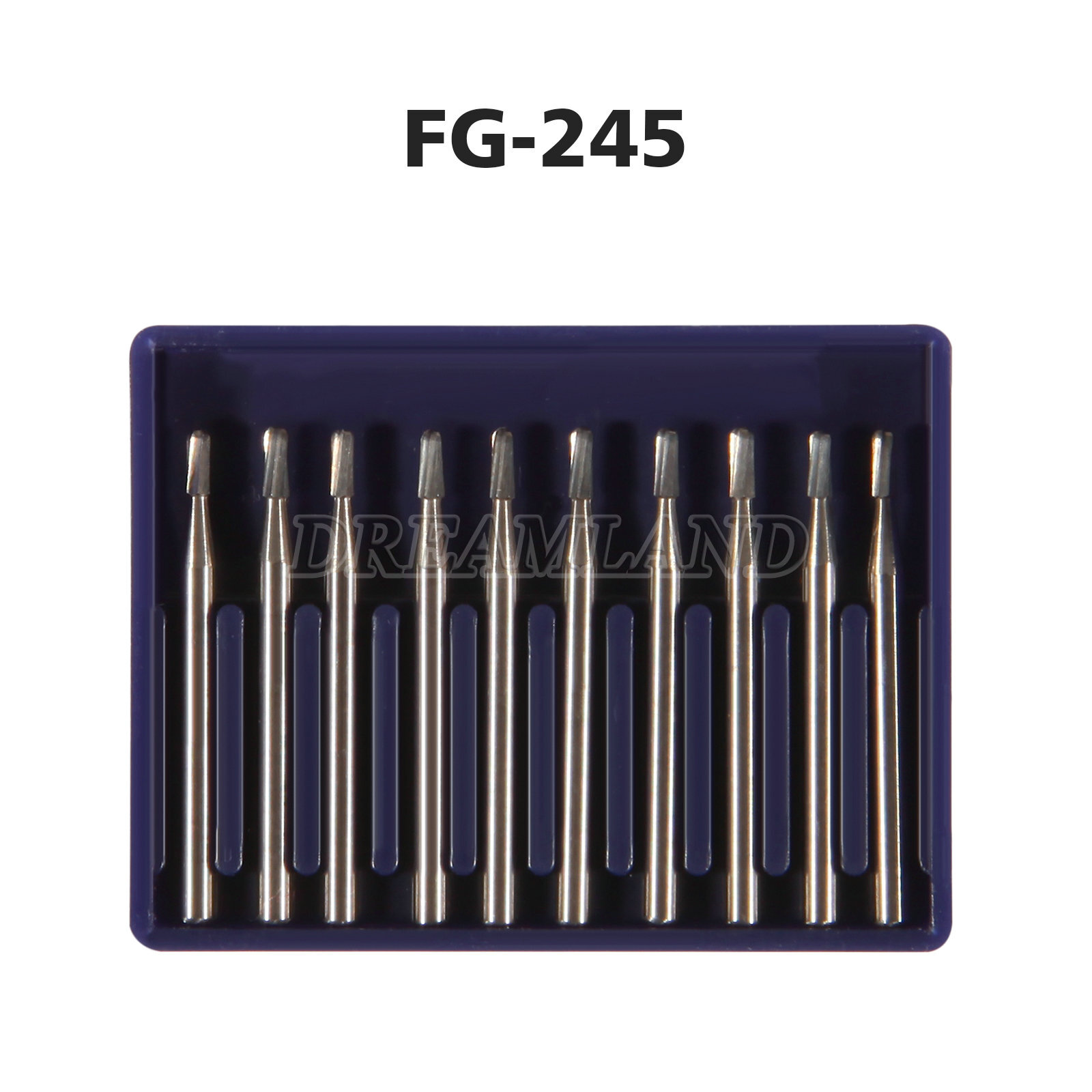 Dental Carbide Burs FG 245 High Speed Friction Grip Domed Fissure Fit Midwest