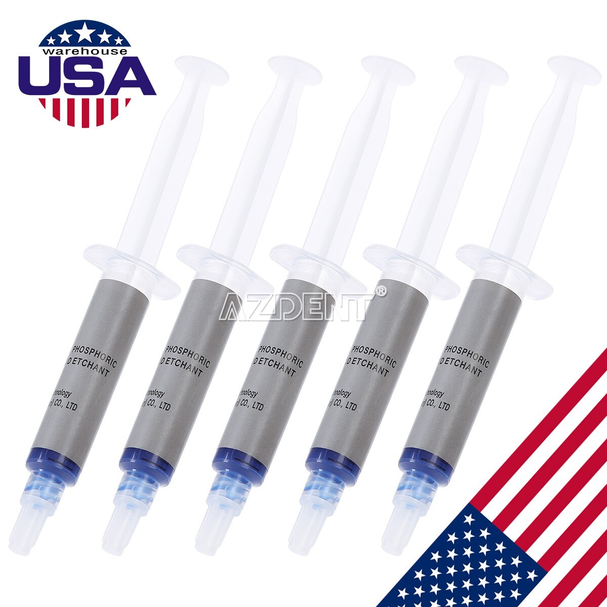 5X Gel grabador dental 37% ácido fosfórico Gel de sílice grabador 5ml