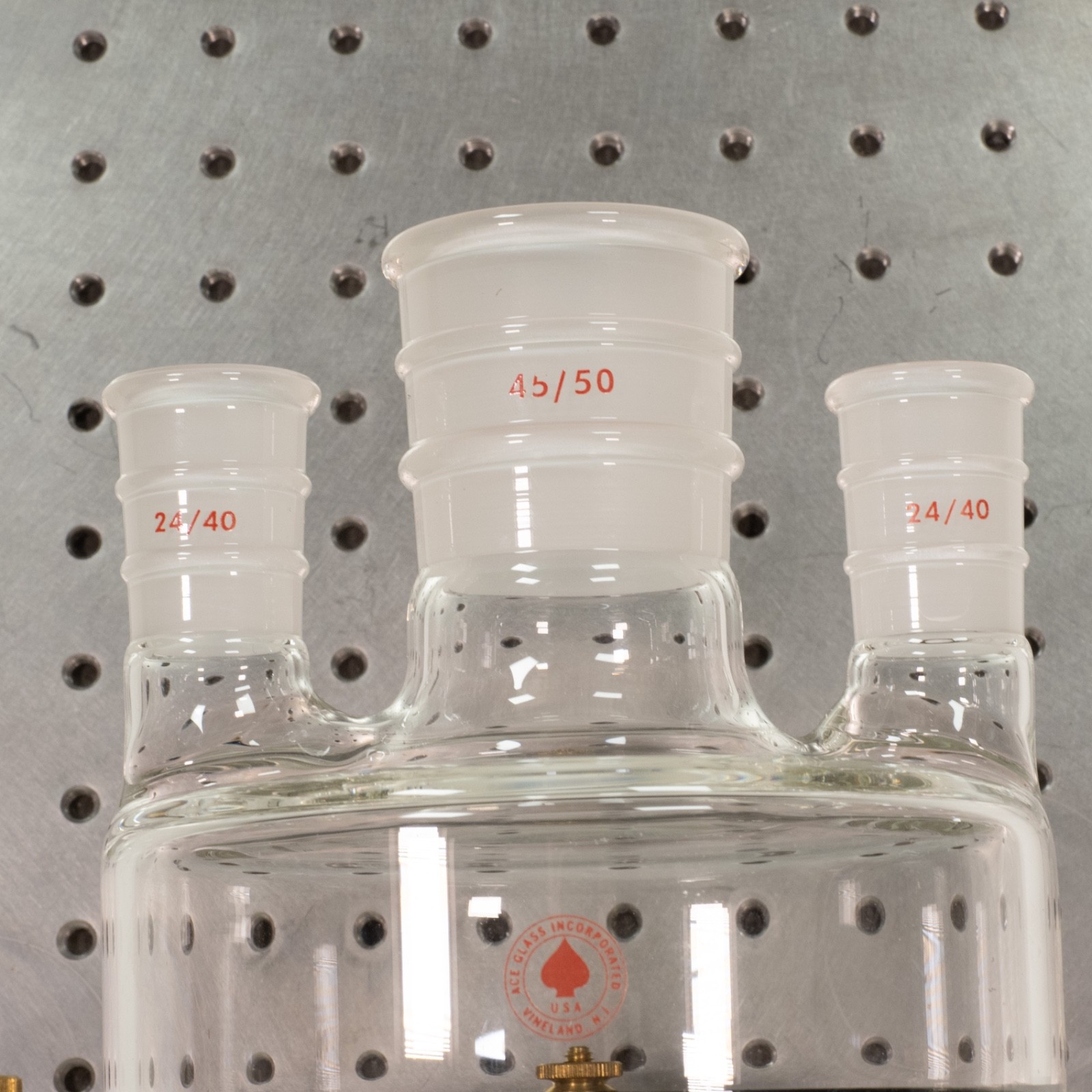 Ace Glass 4000mL 4L Reaction Vessel Reactor Flask Assembly 45/50 24/40 Joints