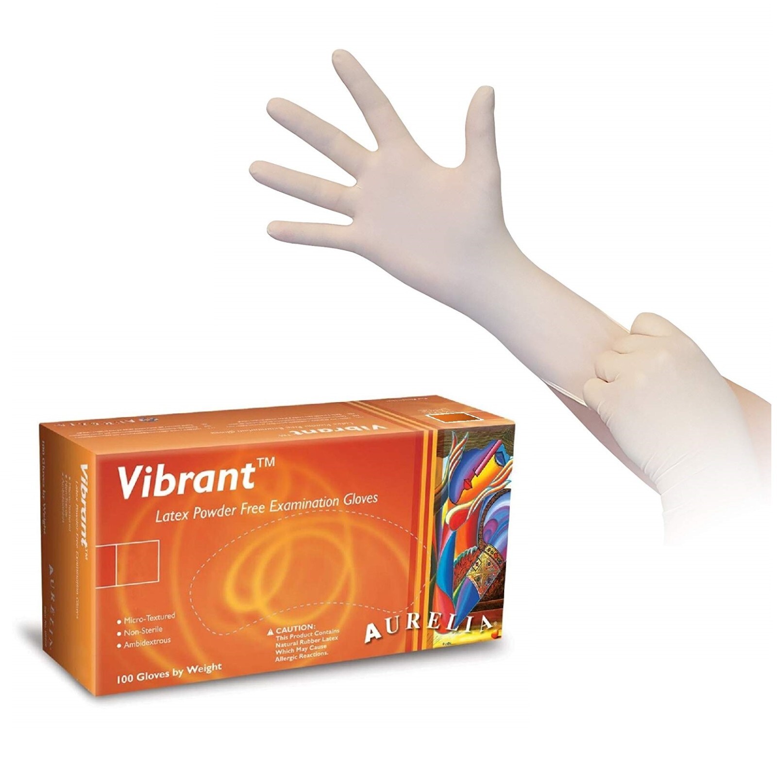 Aurelia Nitrile Latex Exam Industrial Gloves High Quality Medical (Choose Sizes)