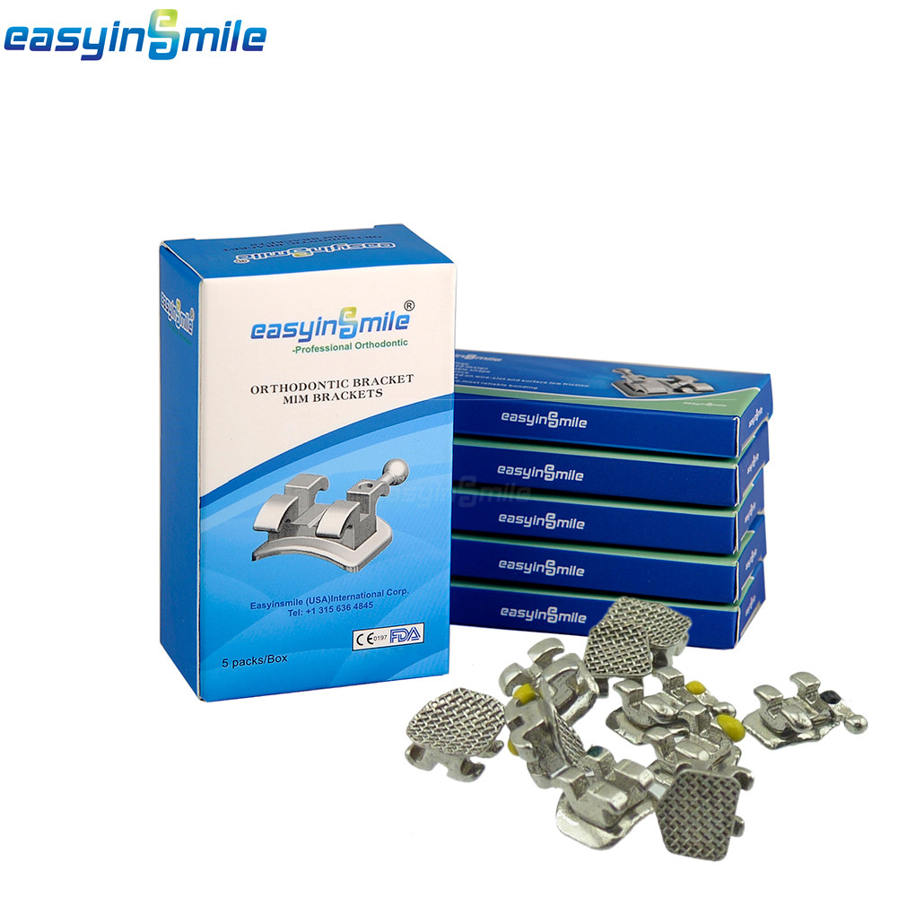 10Pack Dental Orthodontic Metal Brackets Braces MINI ROTH MBT Slot.022 3/345Hook
