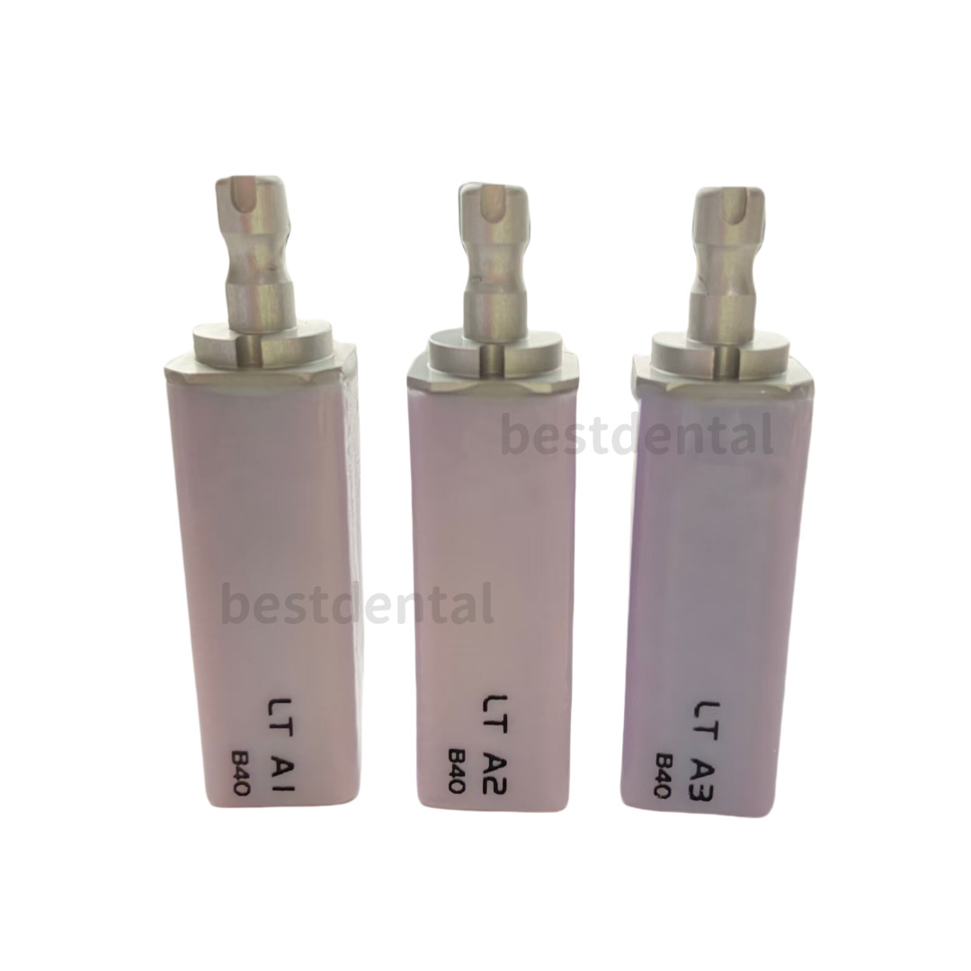 CAD CAM Dental Glass Ceramic Lithium Dislicate Block Cerec HT LT B40 Blocks