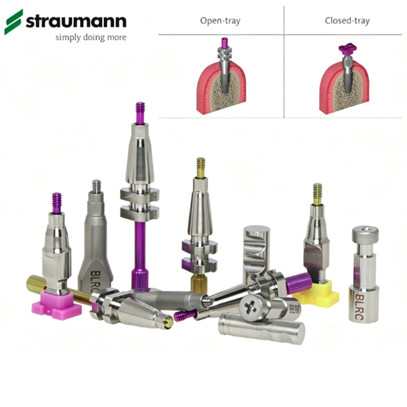 Dental Transfer Impression Coping Open/Closed Tray Post NC/RC Fit ITI Straumann