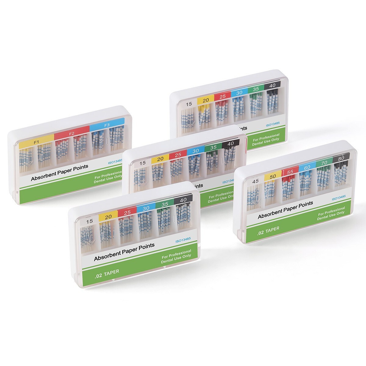AZDENT Dental Gutta Percha Points Absorbent Paper Points Taper Endodontic Root