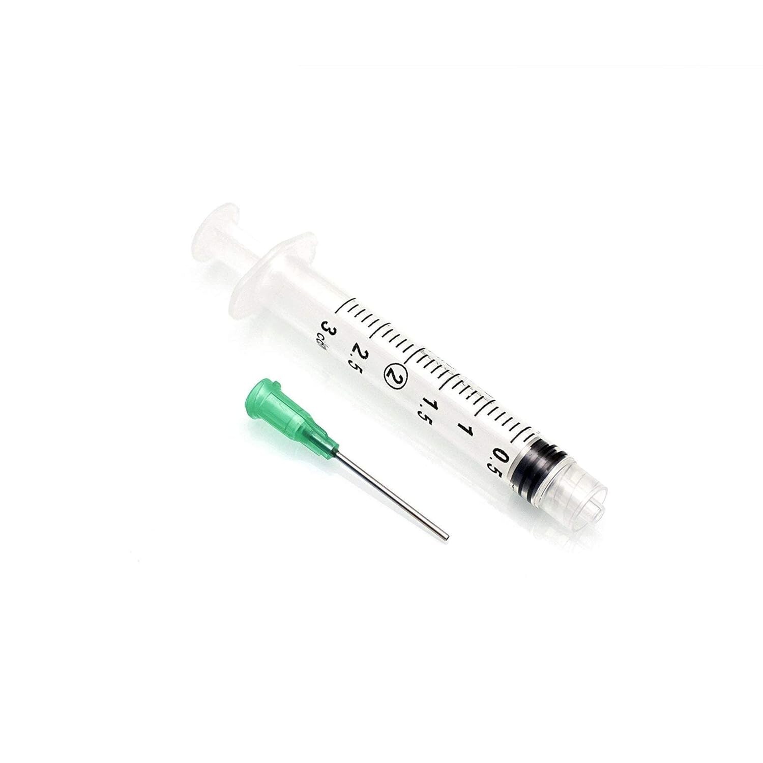 Glue Applicator Syringe with Blunt Tip Needle and Cap, for Liquid, Glue, Ink, Pe