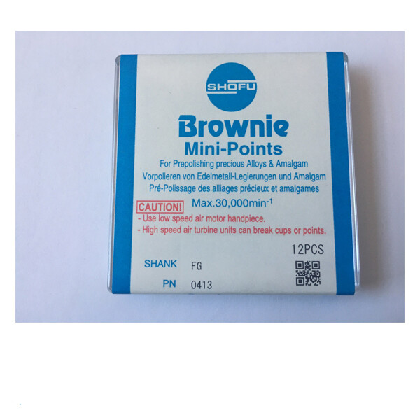 Shofu Brownie FG Mini Points 12/pack 0413