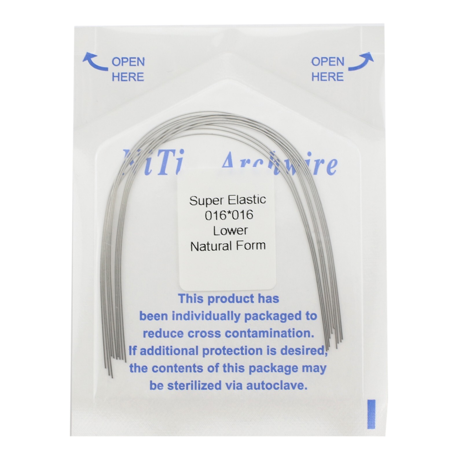 Dental Orthodontic Niti Arch Wire Elastic Rectangular Round Arcos de Ortodoncia