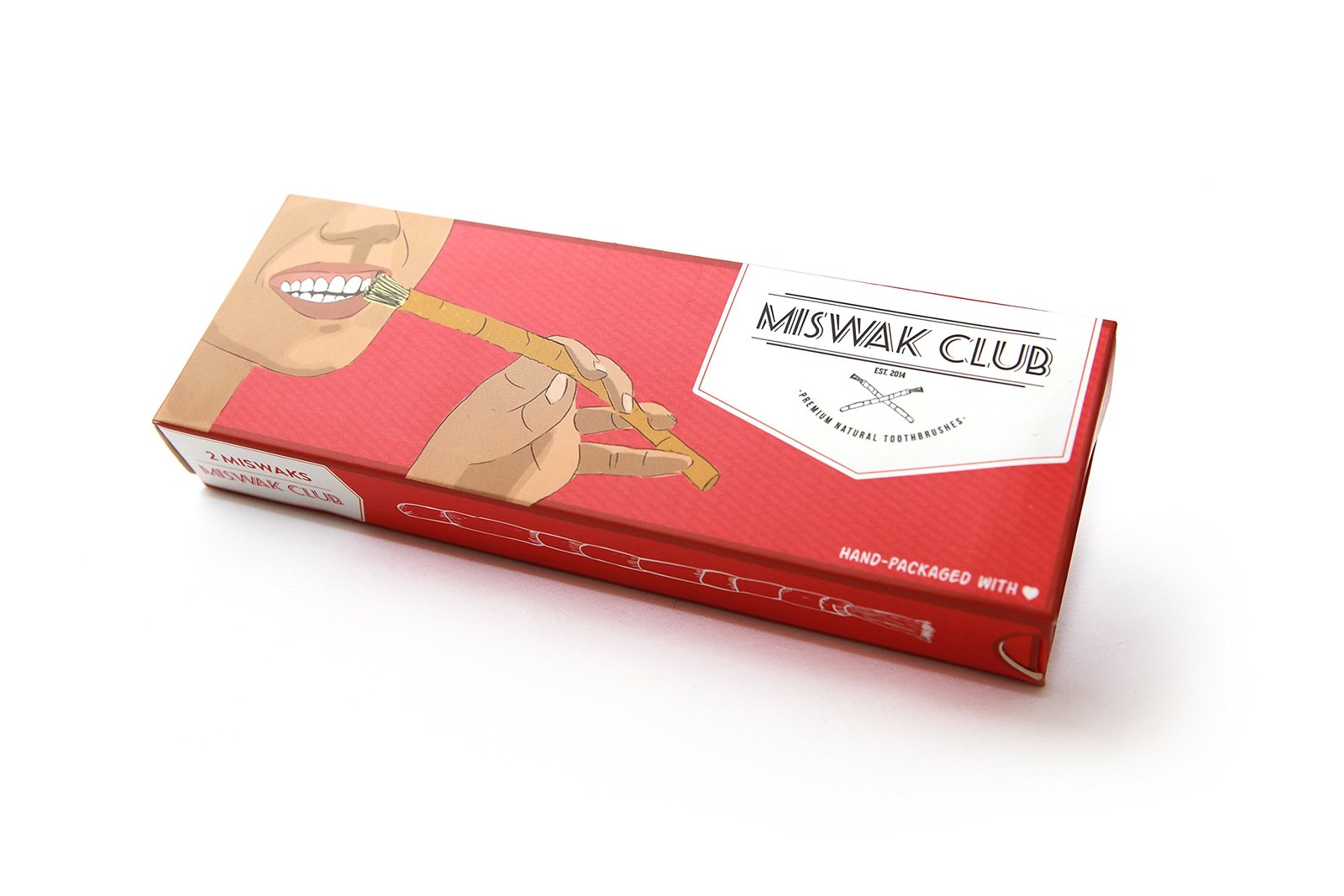 Miswak Club Natural Teeth Whitening Kit/Natural 1 Count (Pack of 1)