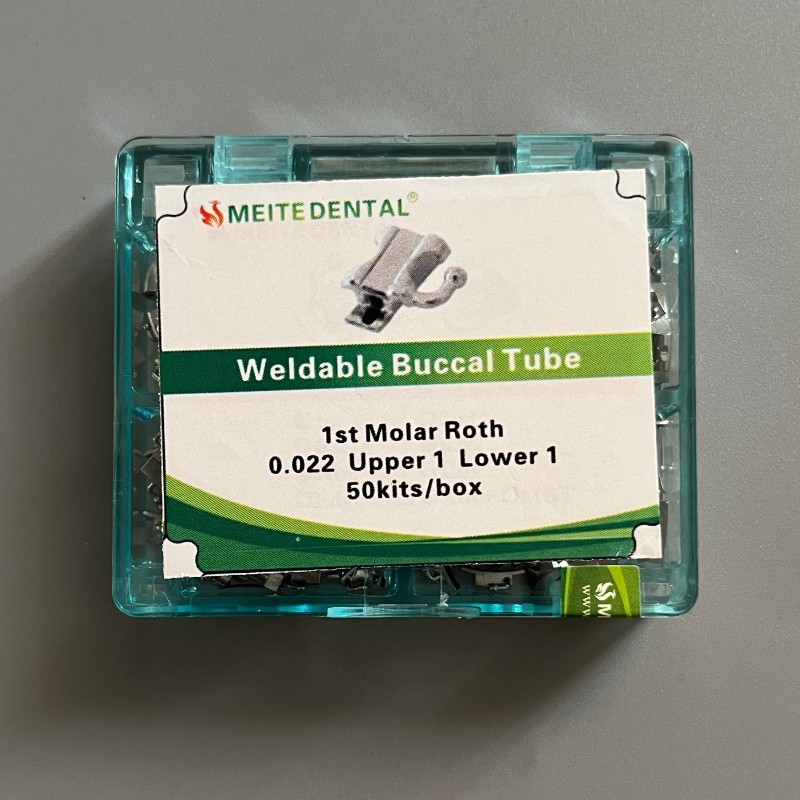 50Sets Dental Orthodontic Weldable Buccal Tubes 1st Tube Roth MBT 022 No-Con