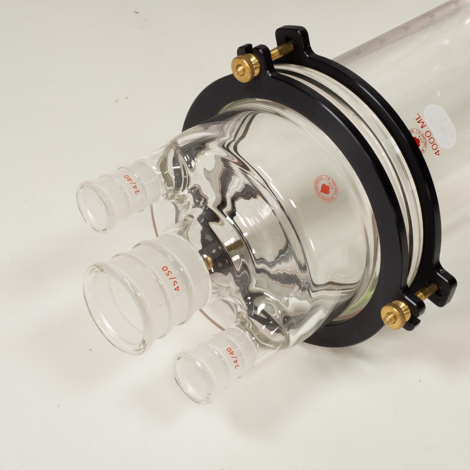 Ace Glass 4000mL 4L Reaction Vessel Reactor Flask Assembly 45/50 24/40 Joints