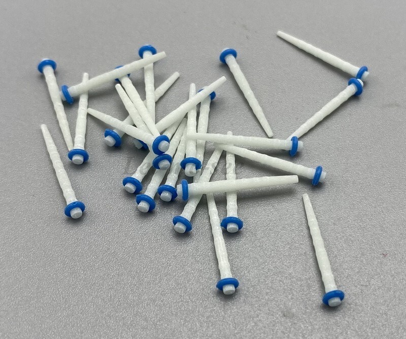 2000Pcs Dental Quartz Glass Fiber Post Teeth Restorative Screw Straight 4 Sizes