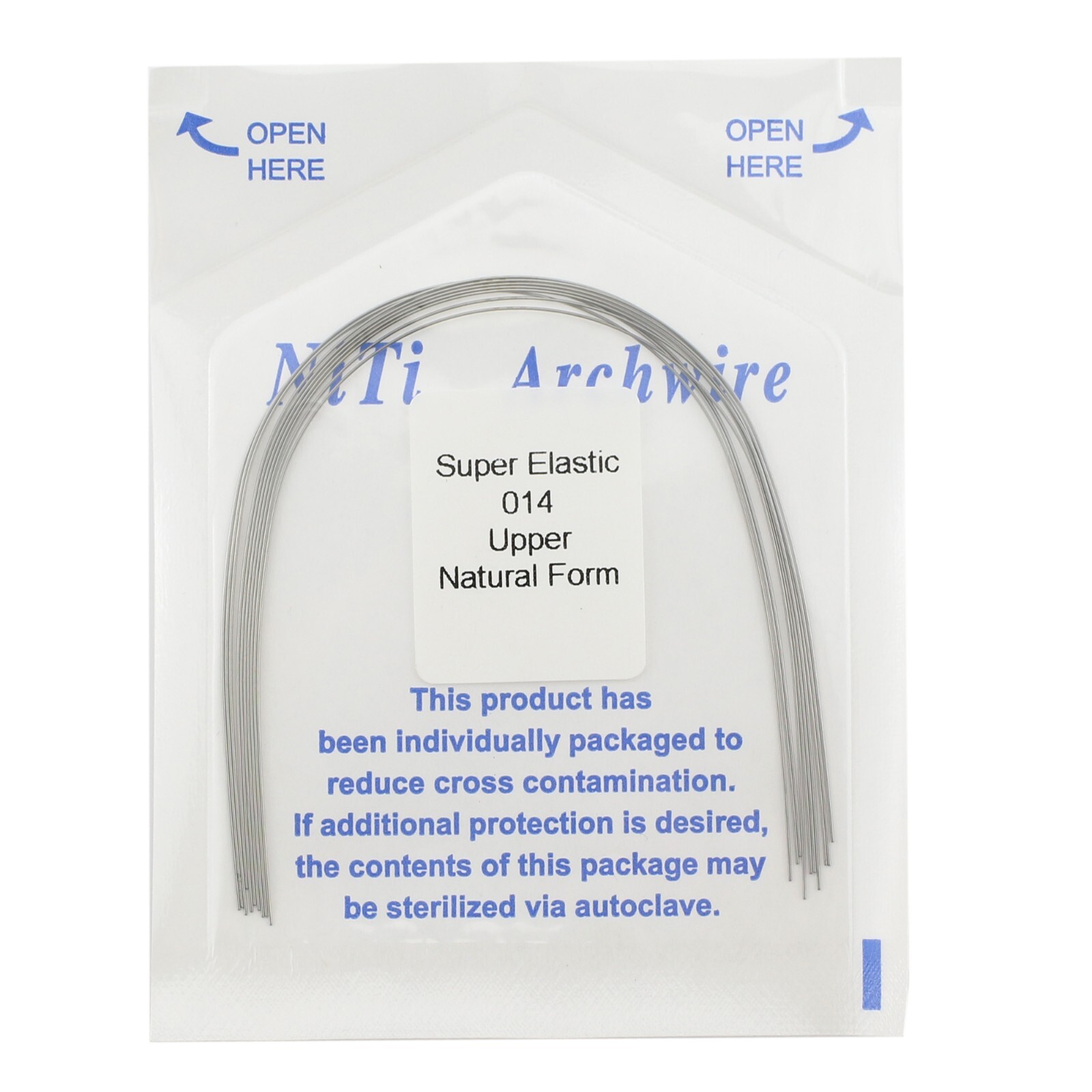 100PCS Dental Orthodontic Arch Wire Niti Natural Form Round Rectangular 16×22 14