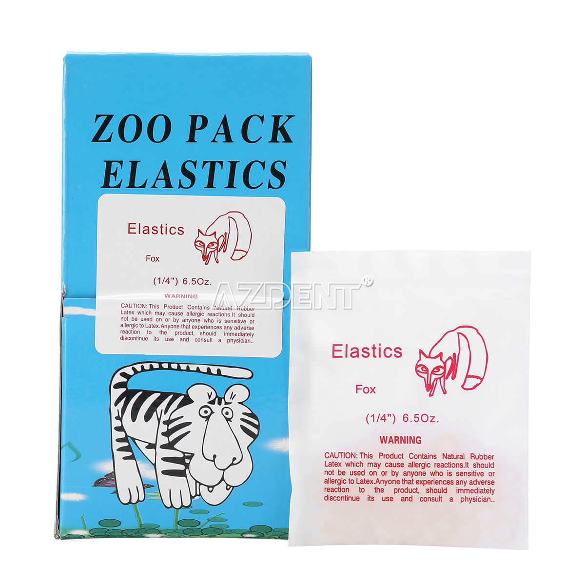 6.5OZ 1/8 3/16 1/4 5/16 Dental Rubber Bands Elastics Orthodontic Braces 5000 Pcs