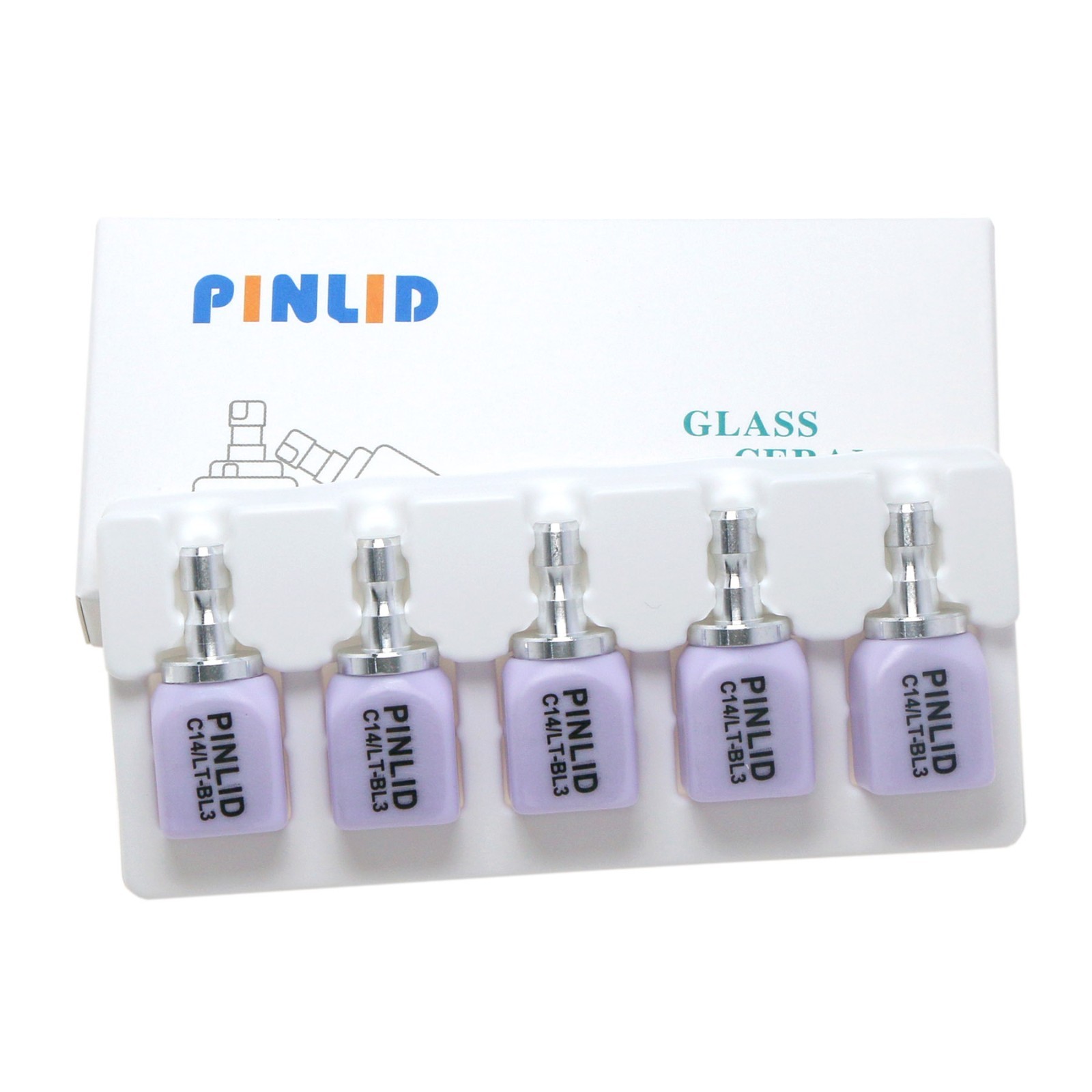 US LT C14 Lithium Disilicate Glass Ceramic Blank For CEREC CAD/CAM Dental Lab