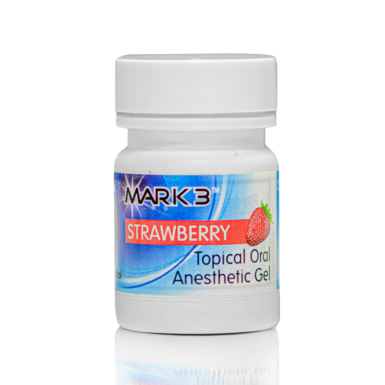 NEW Mark 3 Dental Topical Anesthetic Gel 20% Benzocaine 1oz Jar