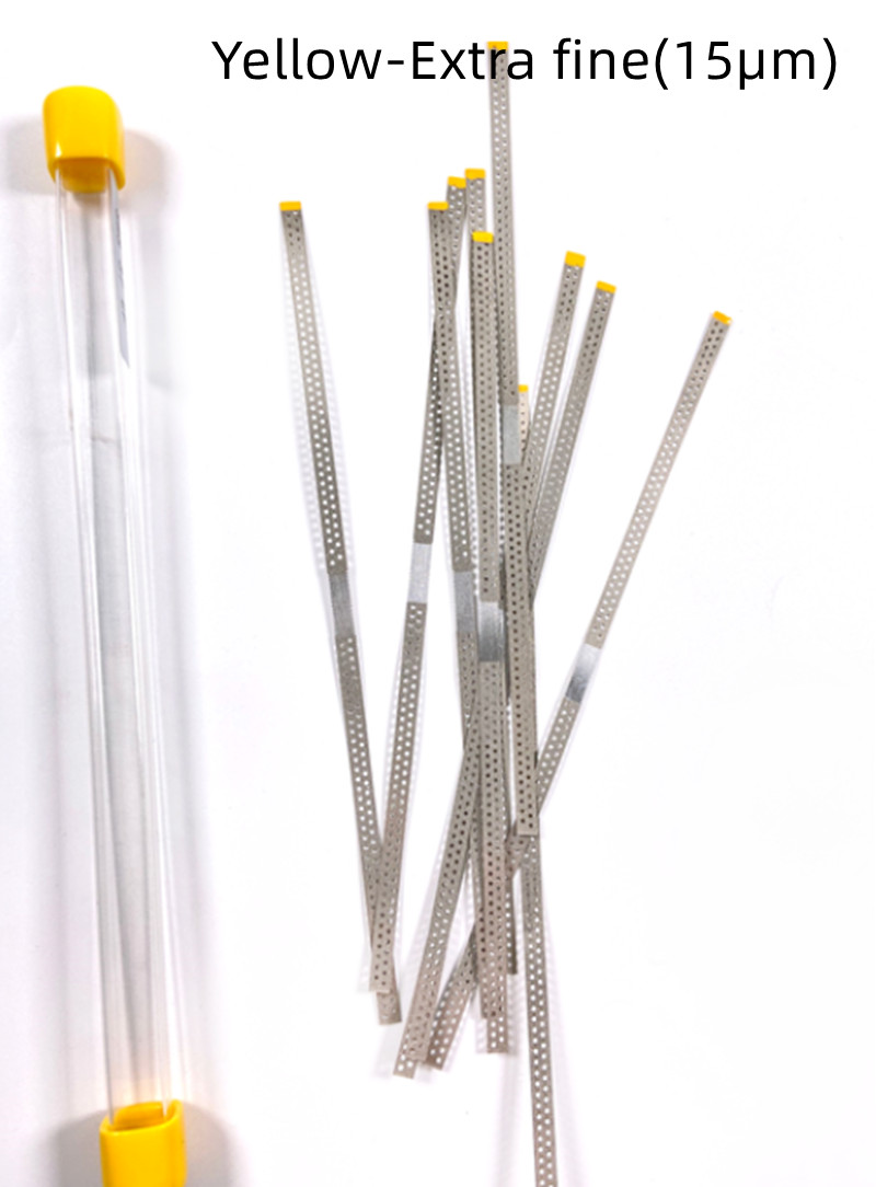 Dental Orthodontic Polishing IPR Strips Diamond Sanding Double Side Hole Saw