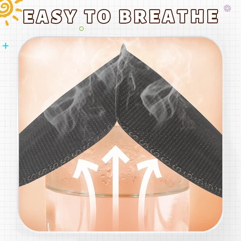 Kids KN95 Face Mask Disposable – 50 Pack KN95 Kid Masks Children Small Size K…