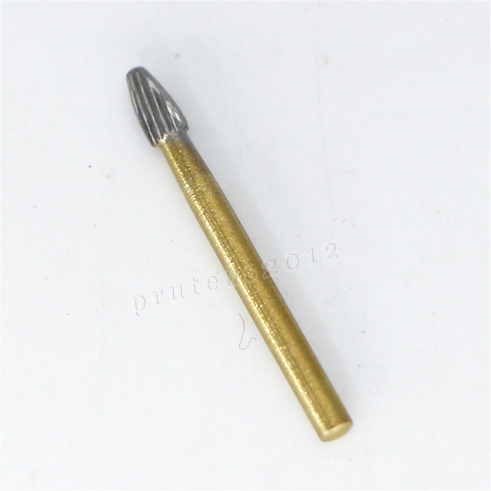 10 Pcs FG 7404 Dental Trimming & Finishing Carbide Burs For High Speed Handpiece