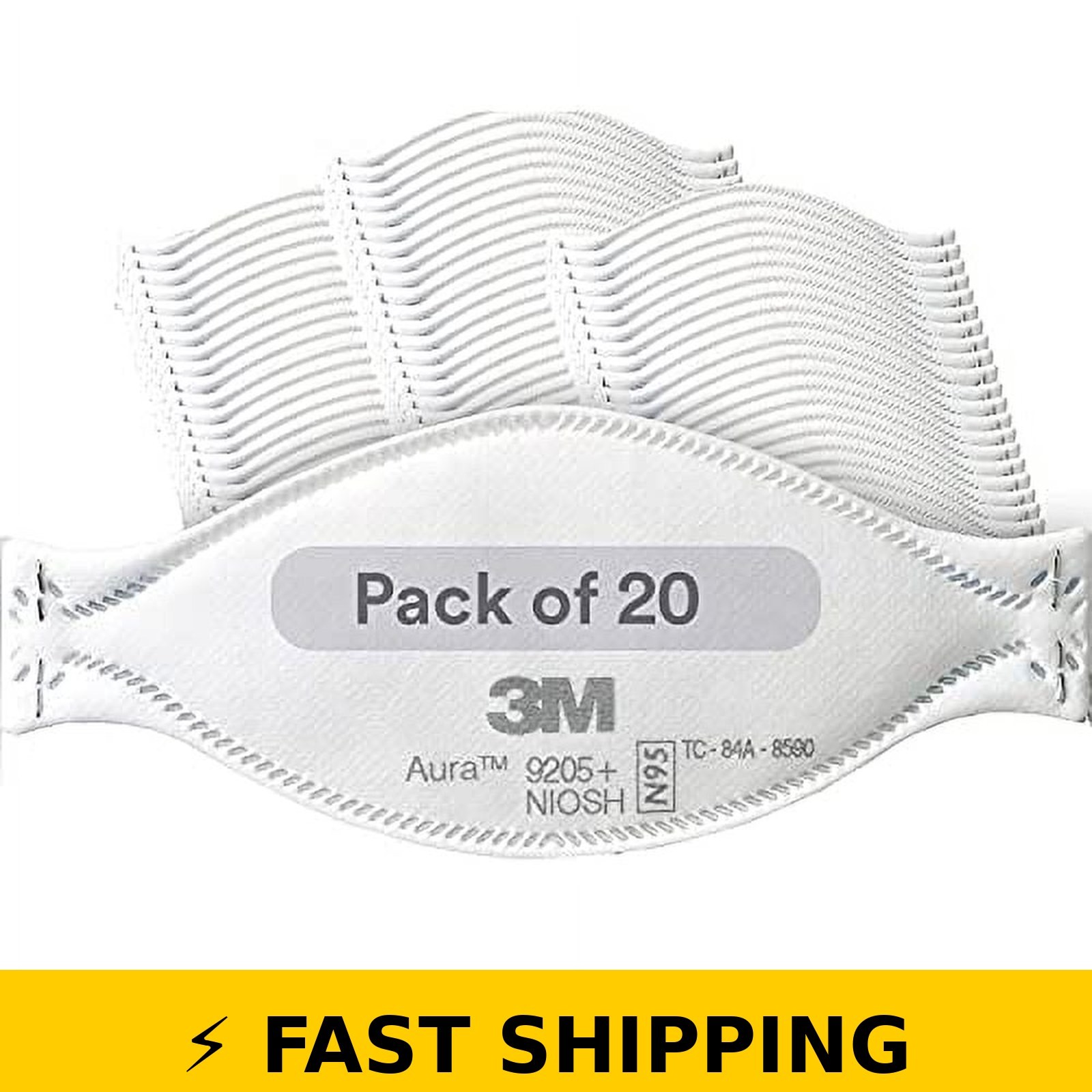 3M 9205+ Aura N95 Respirator – NIOSH Approved
