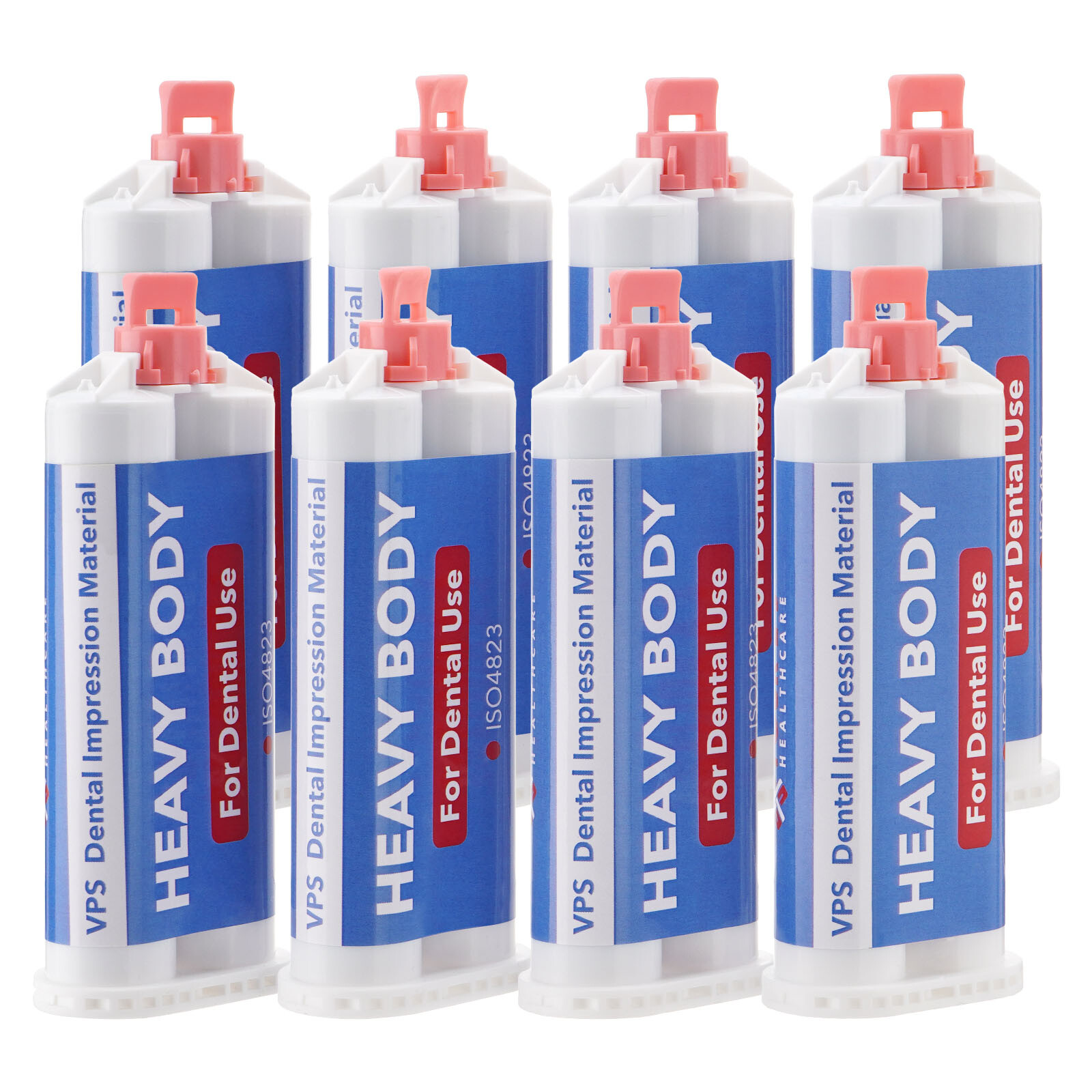 8Pcs Heavy Body Fast Rapid Set Dental Impression Material 50mL Cartridge VPS PVS