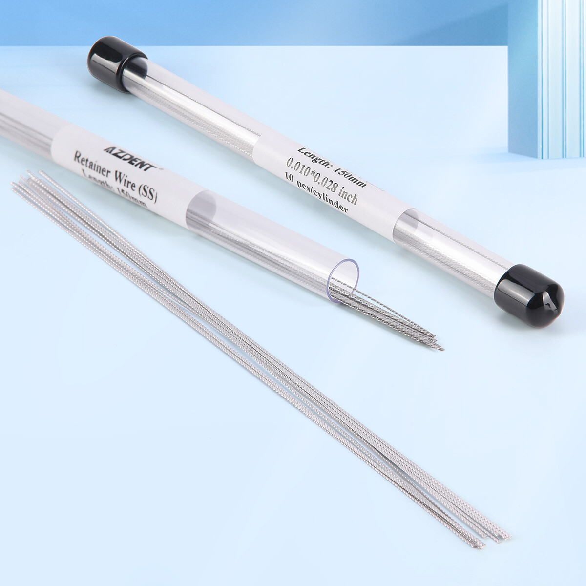 Ortodoncia Dental Alambre de Acero Inoxidable Lingual Retenedor Torsión Recta Pl