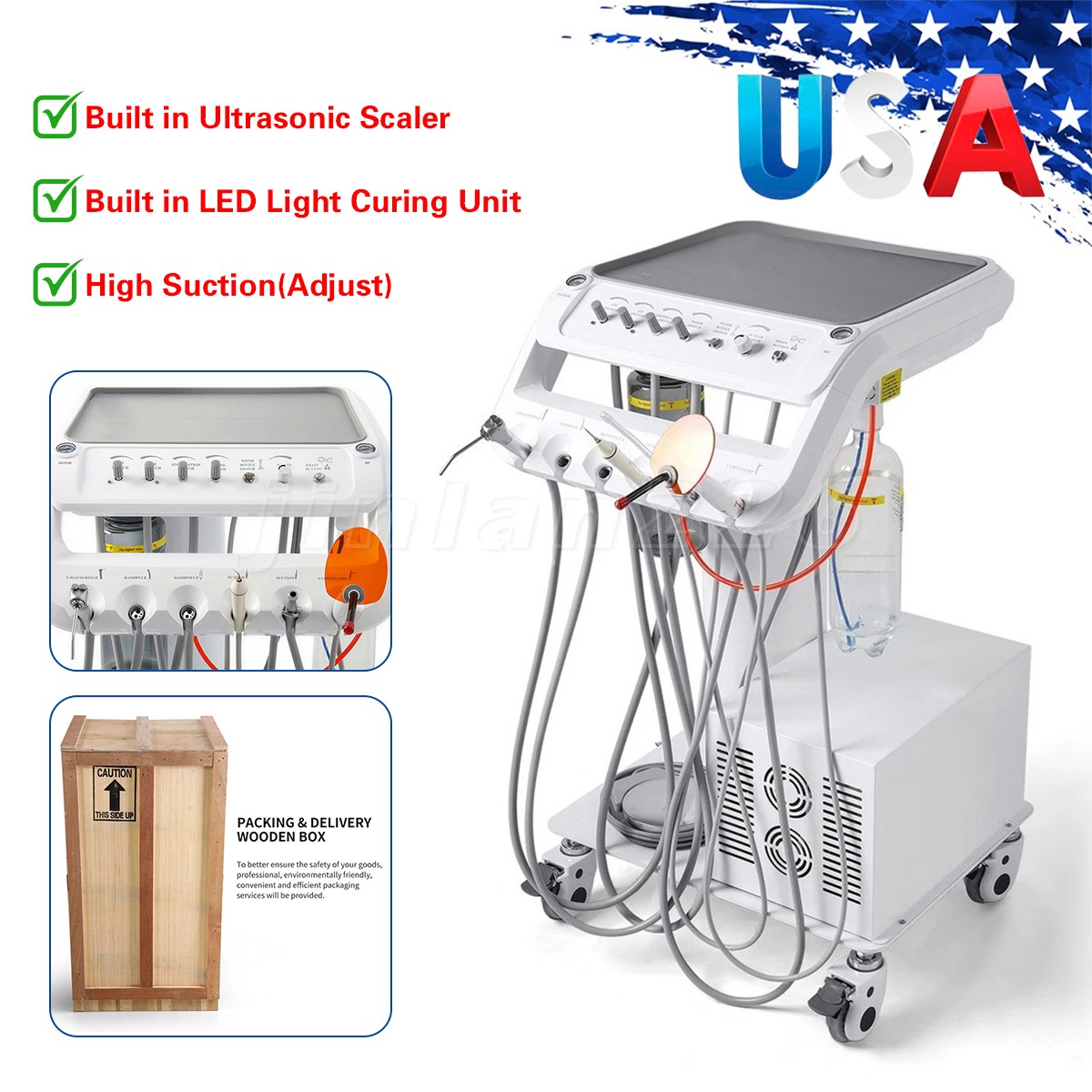 Veterinary Dental Unit Portable Animal Machine Mobile Dental Unit