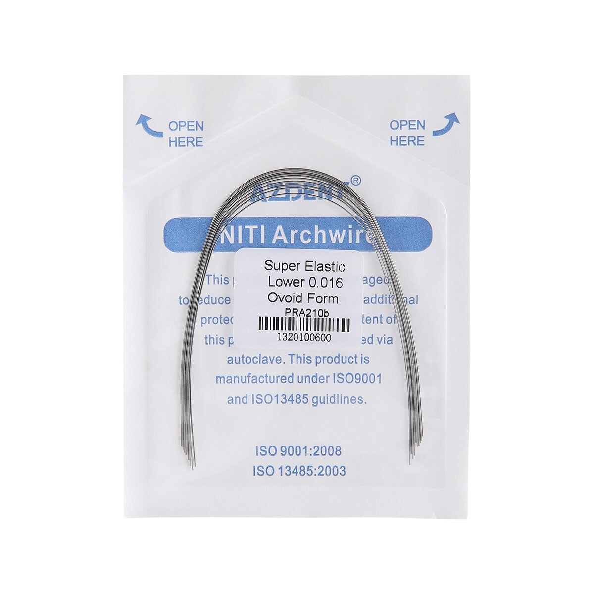Dental Ortho Super Elastic Niti /Stainless Steel Arch Wire/Lingual Retainer Wire