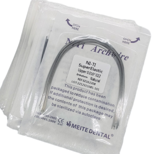 10 Packs Dental Orthodontic Super Elastic Niti Arch Wires Rectangular Natural