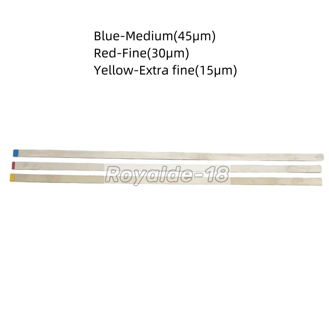 Dental Single Diamond Polishing Finishing Strips Metal Sand Orthodontic IPR Fine