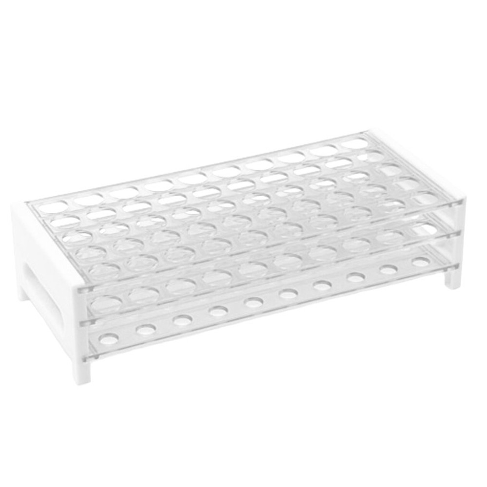 Test Tube Rack, Plastic, 12/13mm, 50 Holes, Karter Scientific 208V6 (Pack 20)