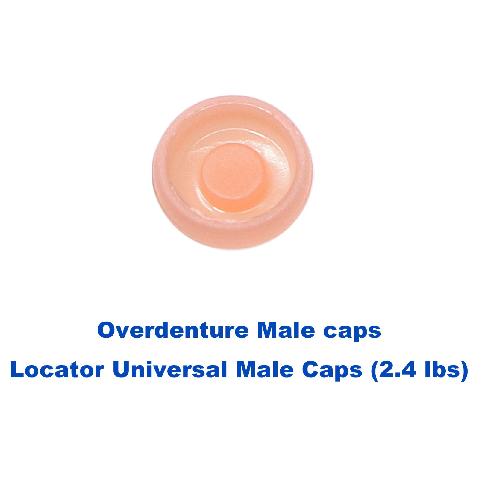 US Dental Overdenture Locator Male Cap Kit & Novaloc Peek Retention Insert Caps