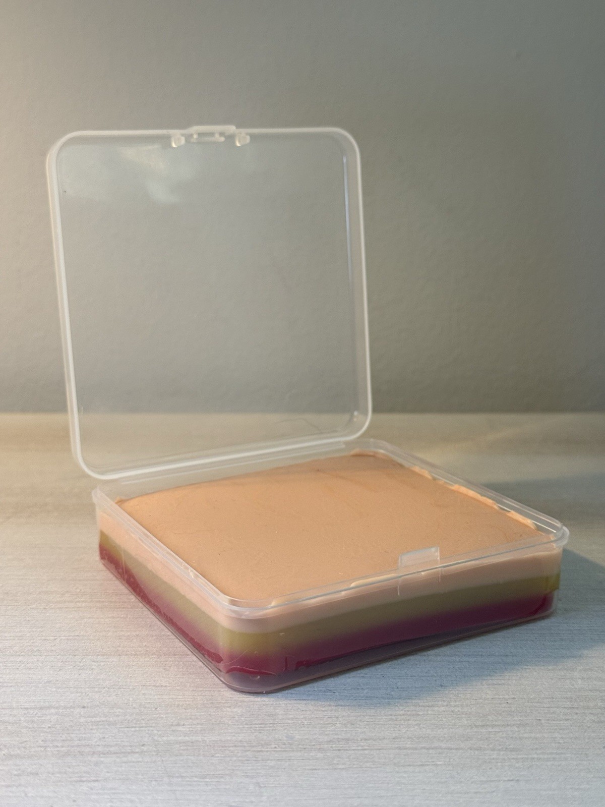 Suture Practice Pad in TRAVEL CASE – Handmade Silicone, 3 Layers, Skin Textured