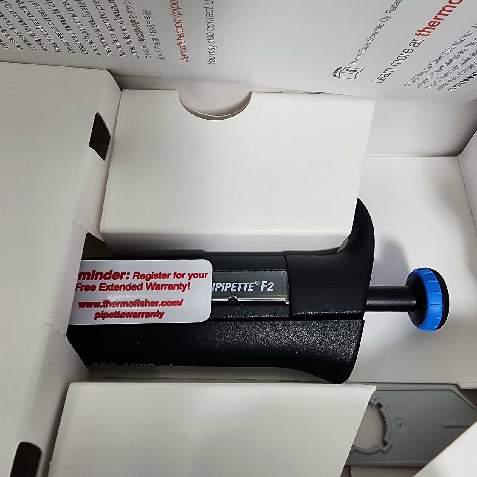 Thermo Scientific Finnpipette F2 100-1000µl Variable Volume Pipette – 4642090
