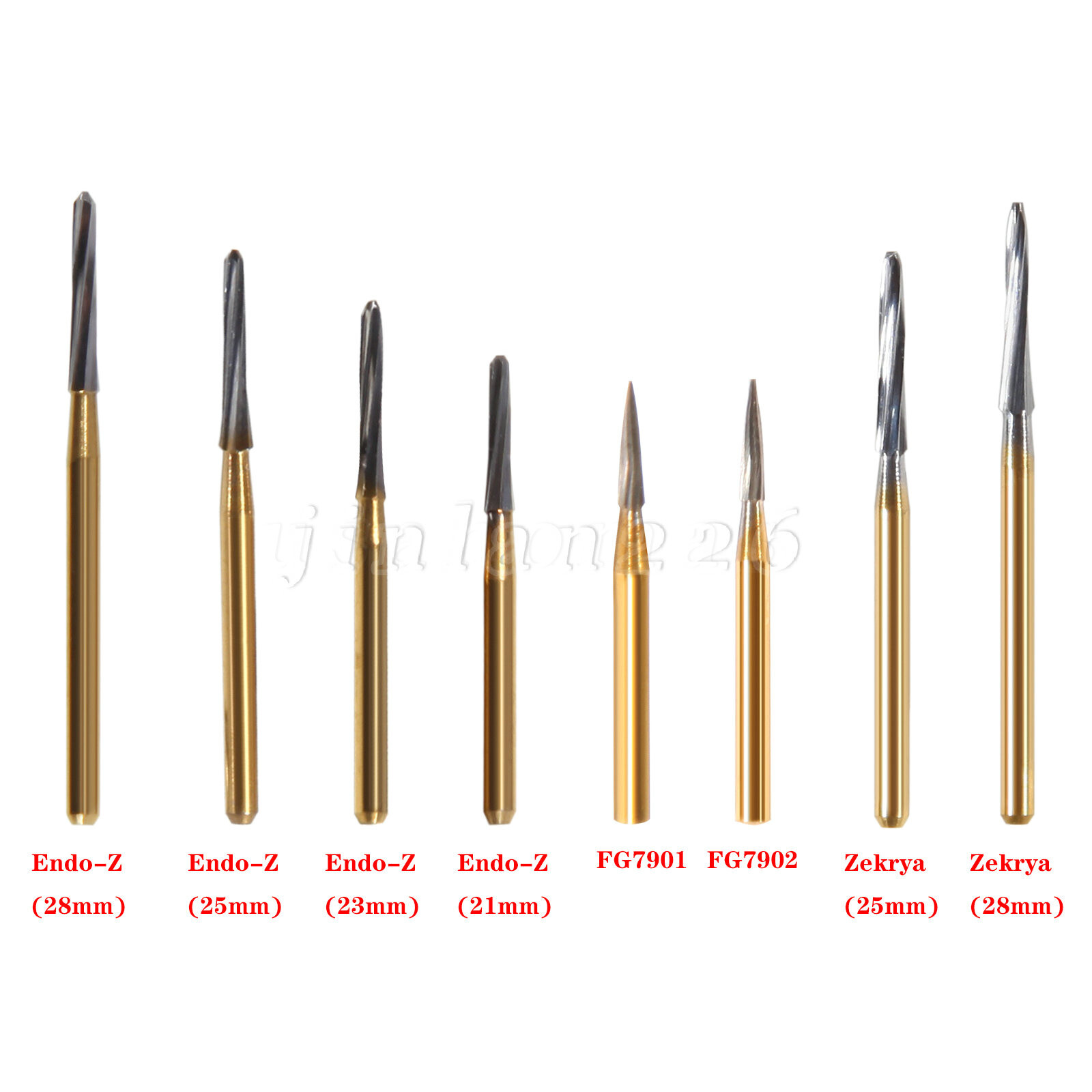SANDENT Dental Endo-Z Bur Carbide Tungsten Surgical Cutter Drill Burr 5pc/pack