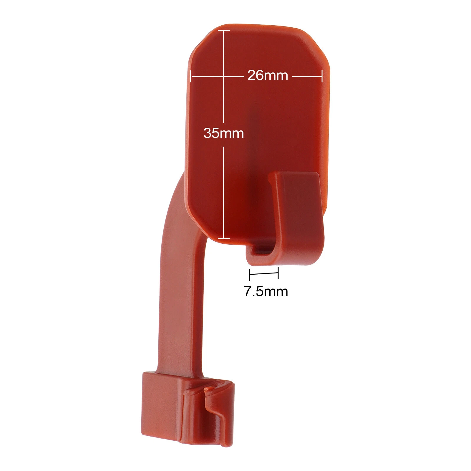 10 pcs Dental Sensor Holder Autoclavable Digital Bitewing Sensor Holder Red US