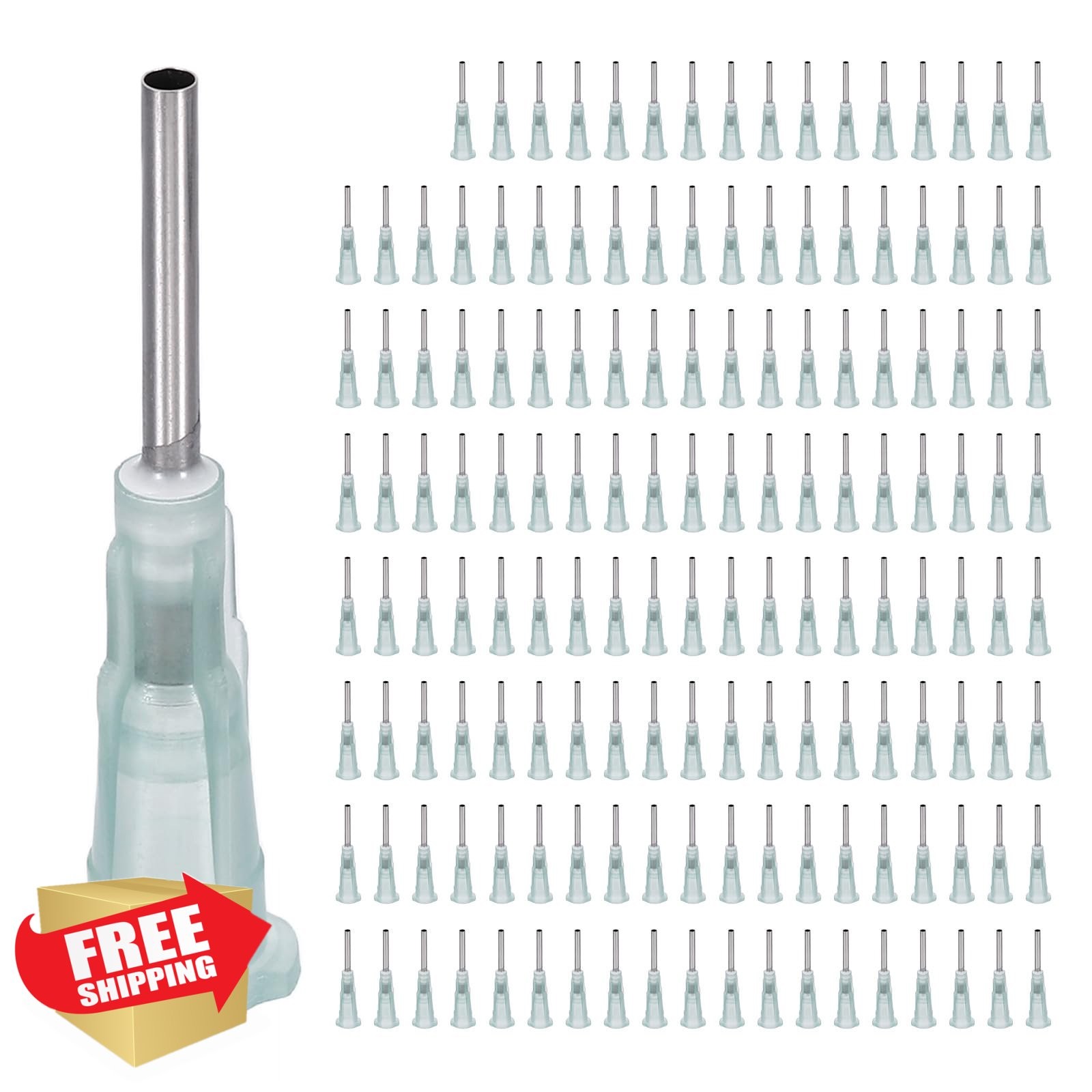 uxcell 15G Blunt Tip Dispensing Needles, 150Pcs 0.5 Inch Green