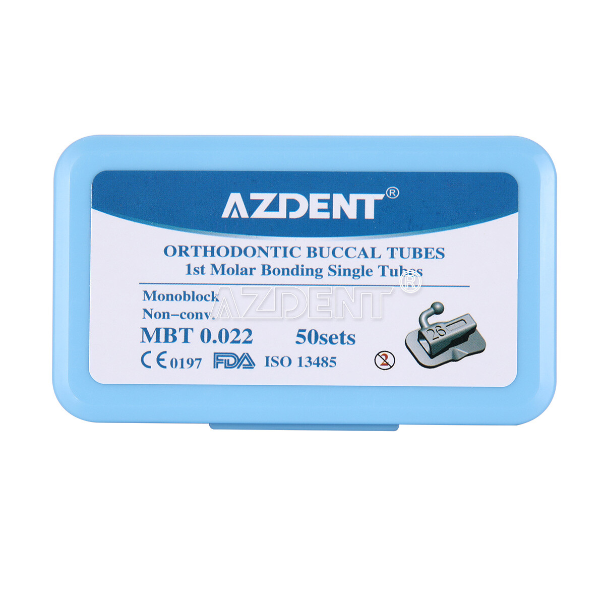 AZDENT Dental Temporary Tooth Crown Front Teeth Veneers 22# 23# 24# Mixed
