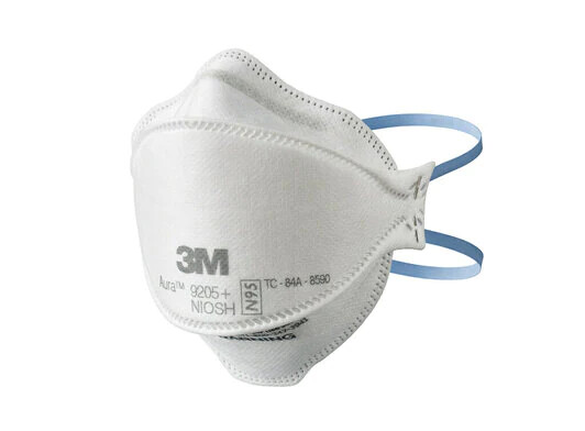 NEW 20- 3M 9205+ Aura N95 Particulate Respiratory Protection Face Masks USA MADE