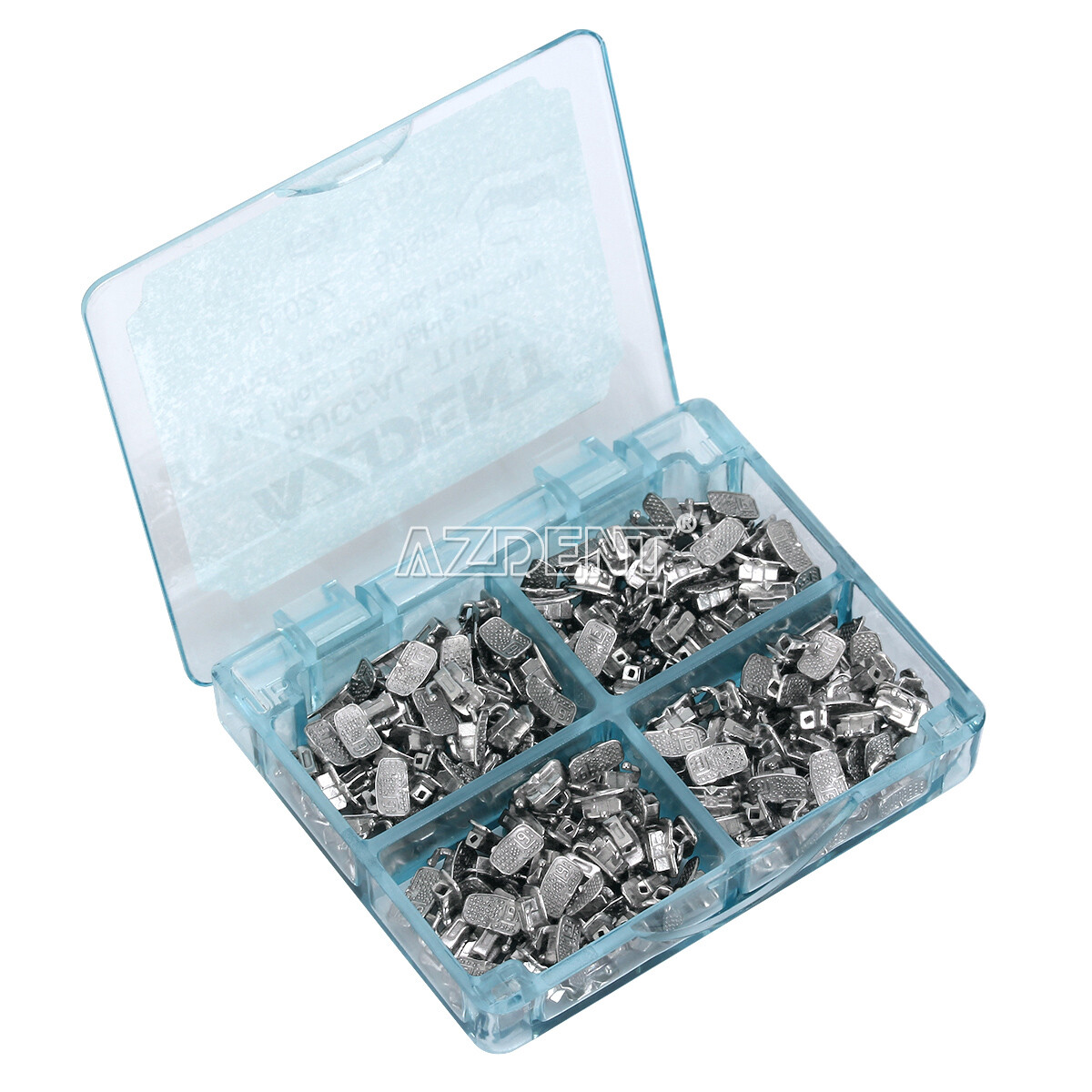 200pc AZDENT Dental Orthodontic 1st Molar Buccal Tube Bondable Non-Conv Roth 022