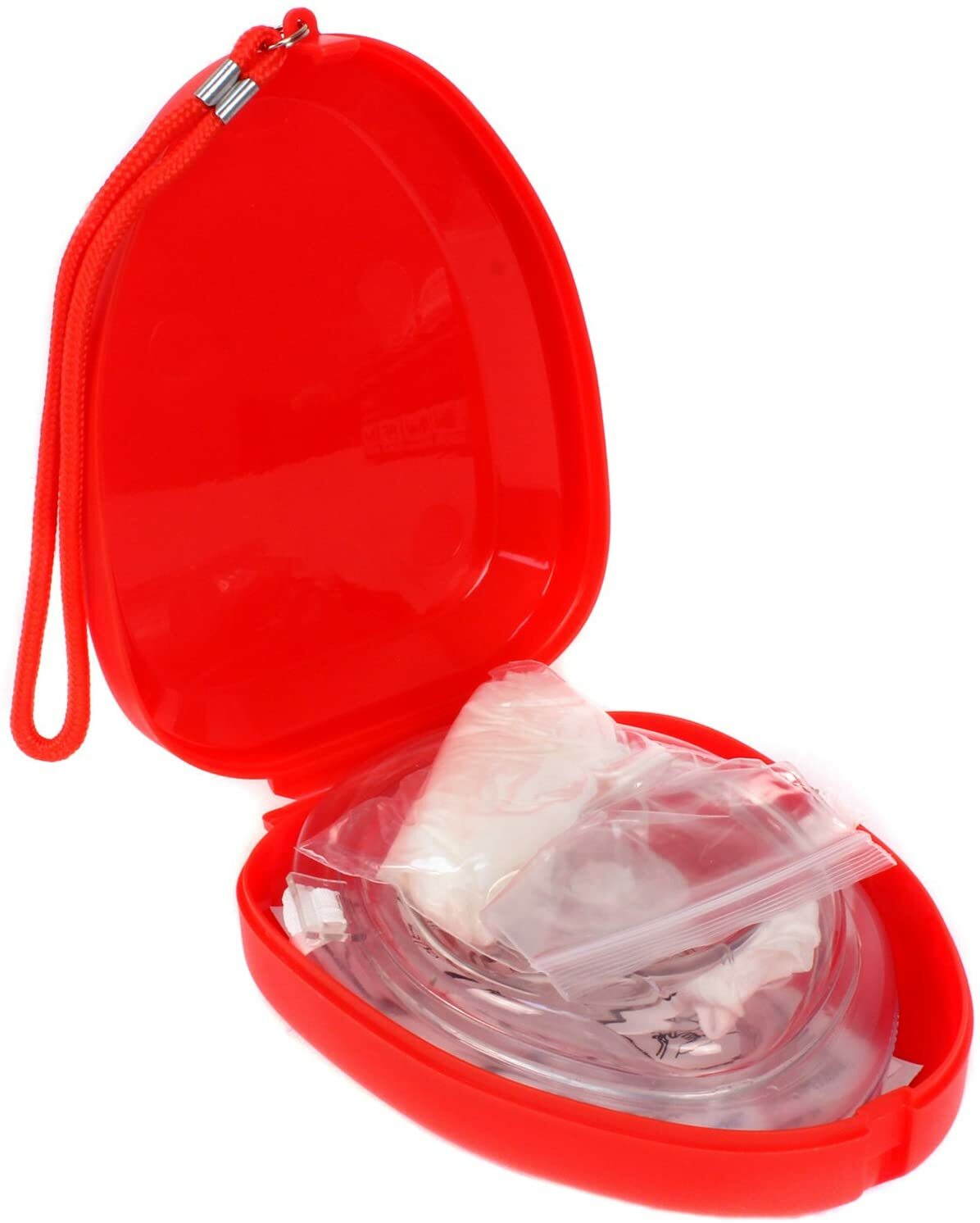 Ever Ready First Aid CPR Rescue Mask, Adult/Child Pocket Resuscitator, Hard Case