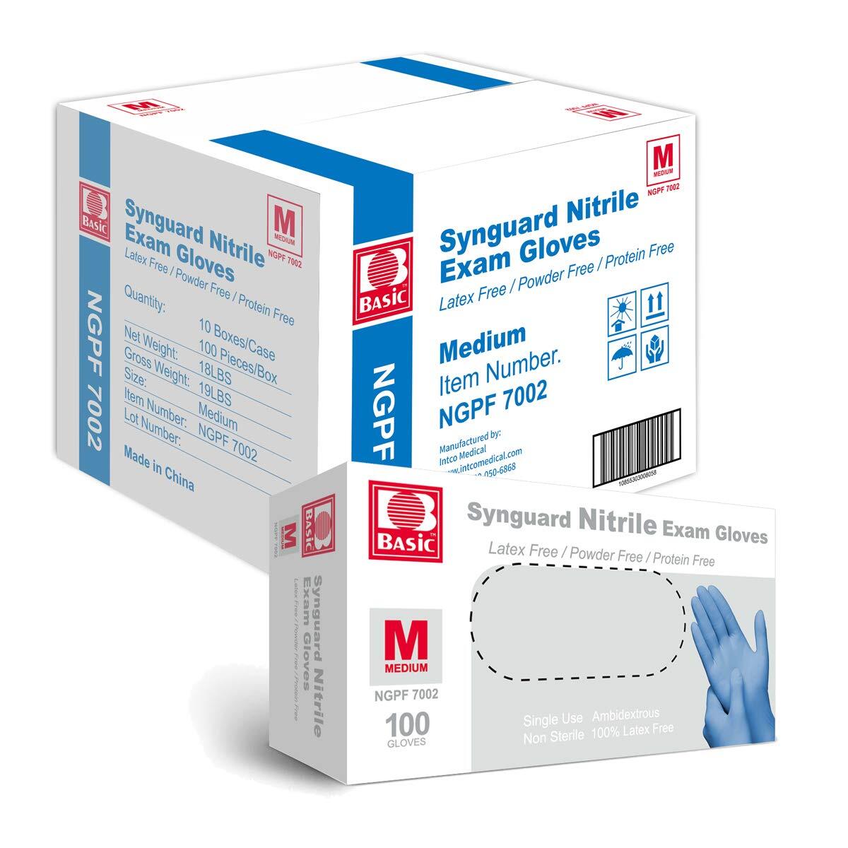 10-2000 pcs BASIC Nitrile Gloves M-Size **Buy One, Get One at 50% Off!