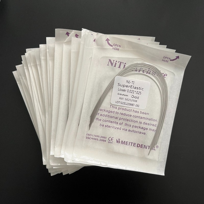 10Packs Arch Wires Dental Orthodontic Super Elastic NiTi/Stainless Steel 100Pcs
